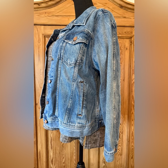 J.Crew Classic Denim Jacket 2x - Picture 3 of 9